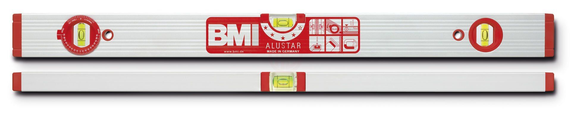 691060 Bmı Alustar Mıknatıslı Su Terazisi 60Cm