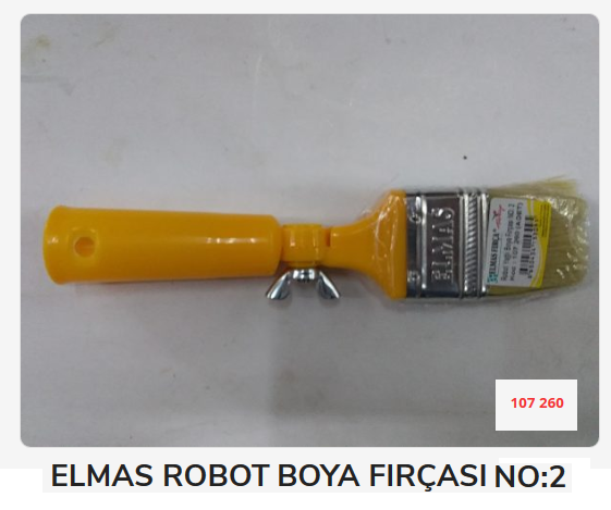 107 260 Robot Yaylı Boya Fırçası No:2