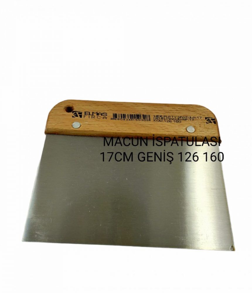 126 160 Elmas Macun Ispatulası 17Cm - Geniş