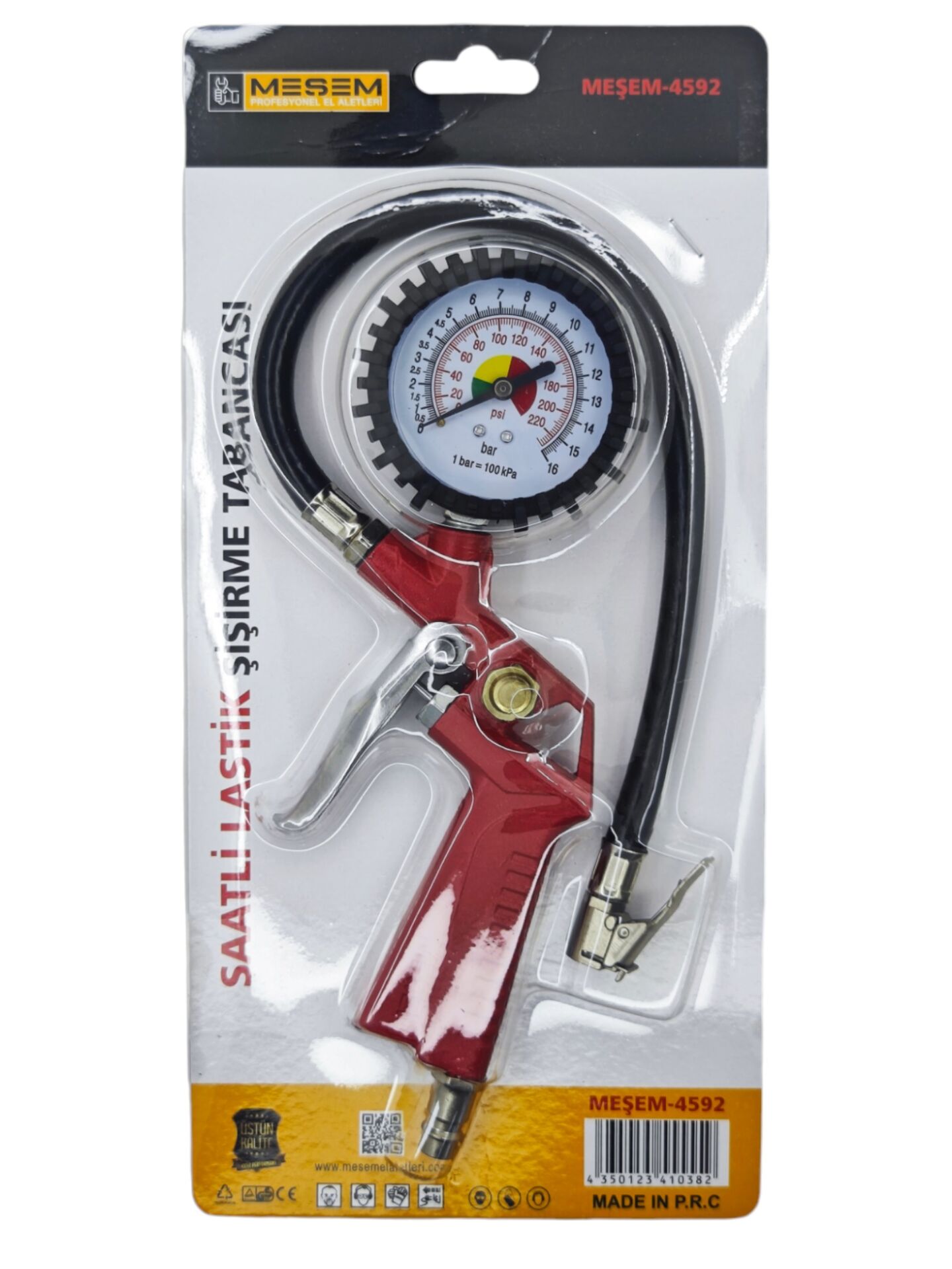M-4592 Meşem Saatli lastik Şişirme Tabancası