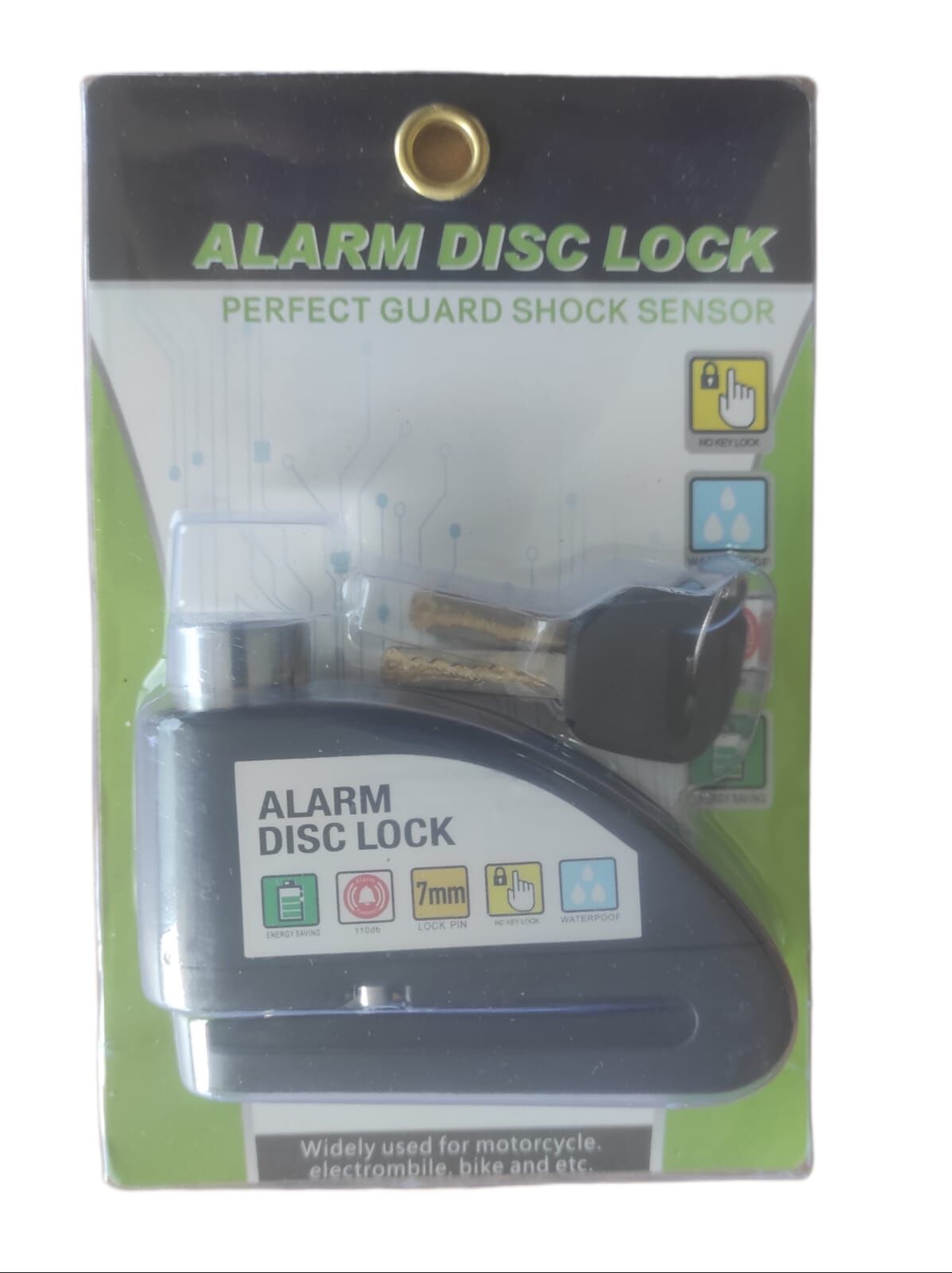 002704 Motosiklet Alarmlı Disk Kilidi