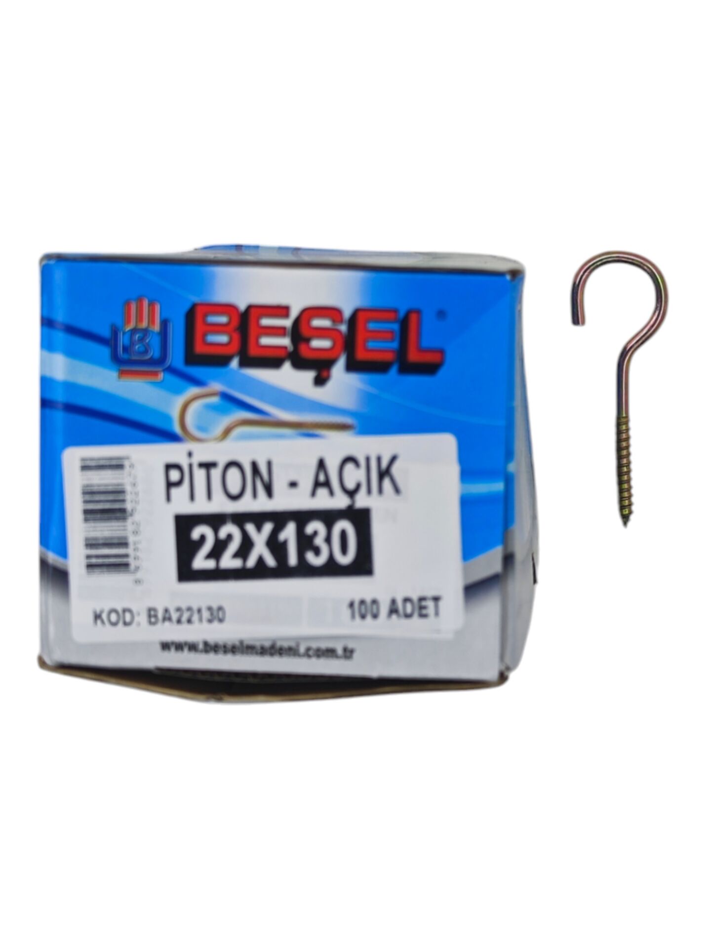 BA22130 Beşel Piton 22*130 - Açık