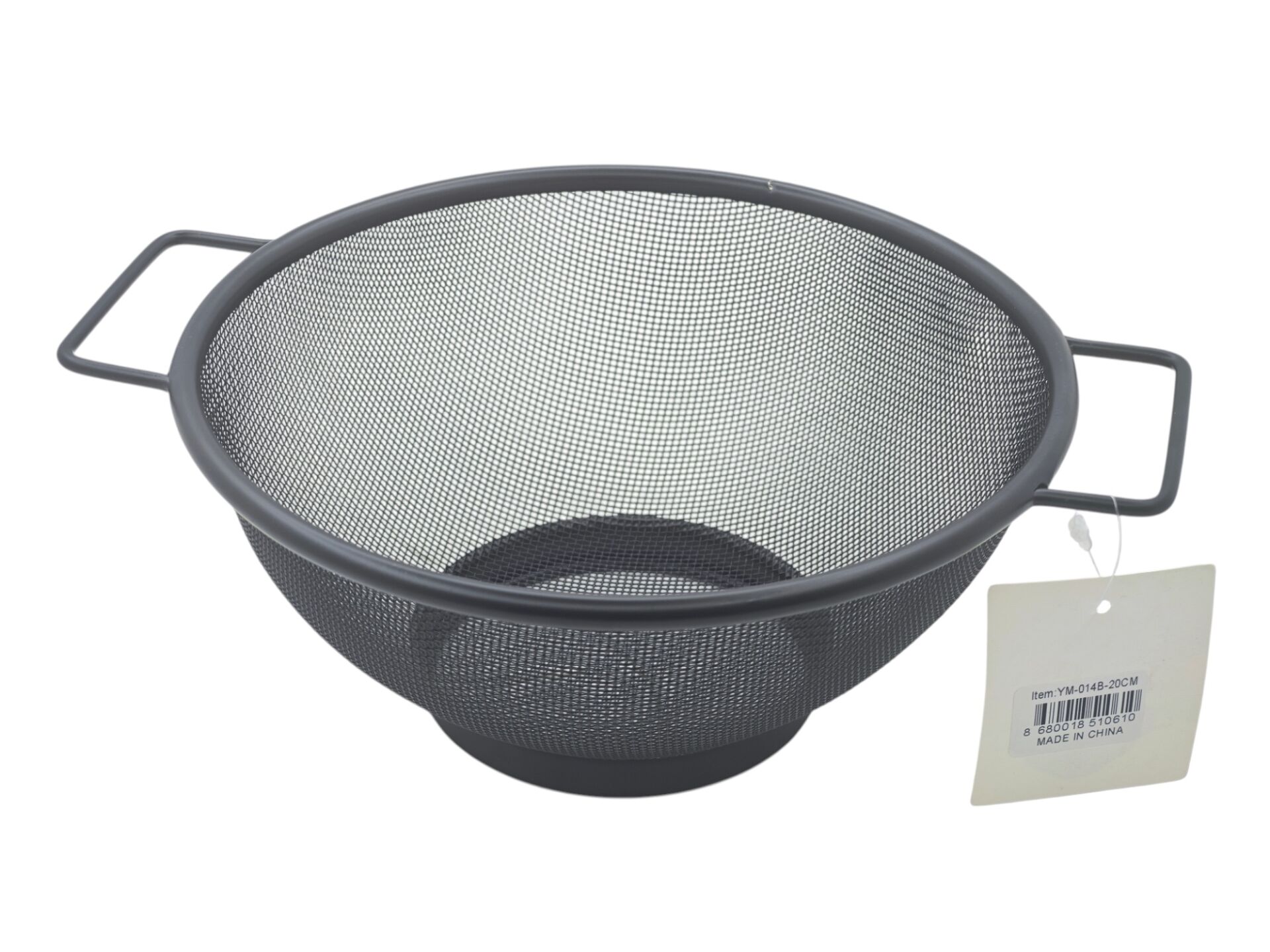 YM-014B-20 Özcan İthalat Metal Tel Süzgeç 20cm - Siyah