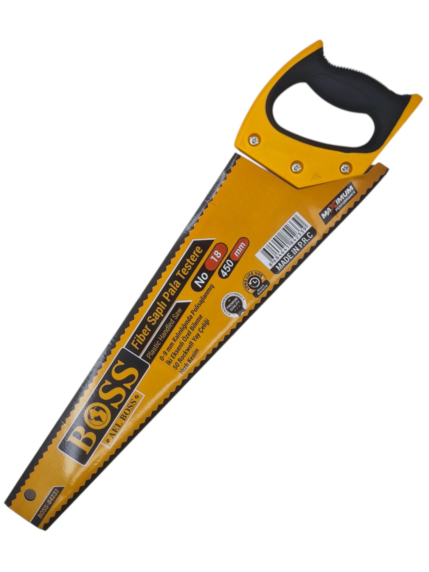84233 Boss Fiber Saplı Pala Testere 450mm