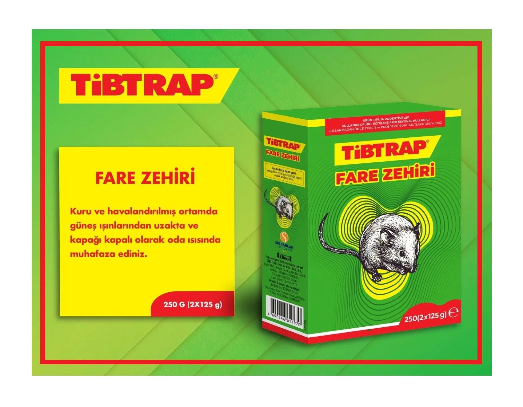 1407961 Tibtrap Fare Zehiri 250gr