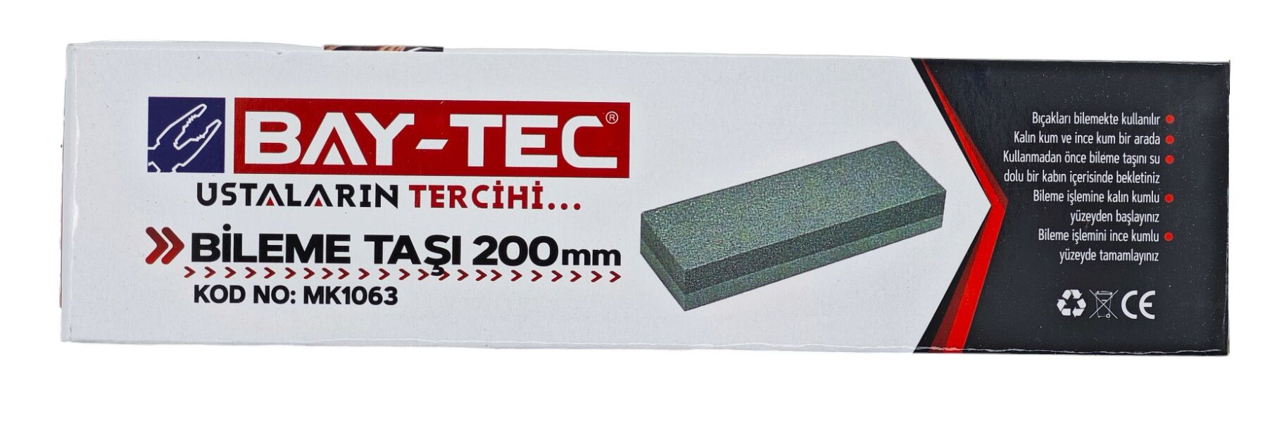 Mk1063 Bay-Tec Bileme Tırpan Taşı 200Mm
