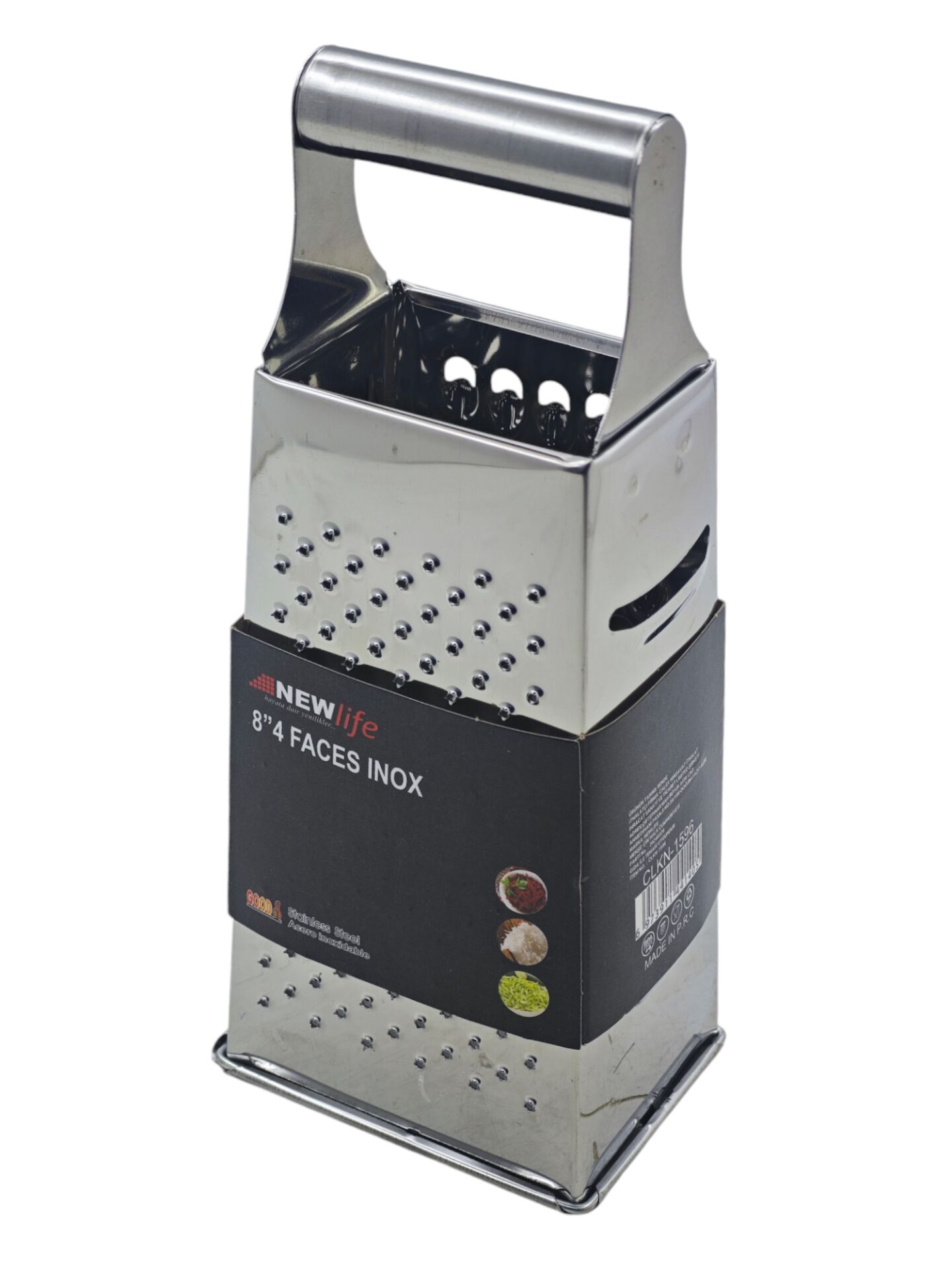 CLKN-1596 Newlife 4 Köşe İnox Rende 8''