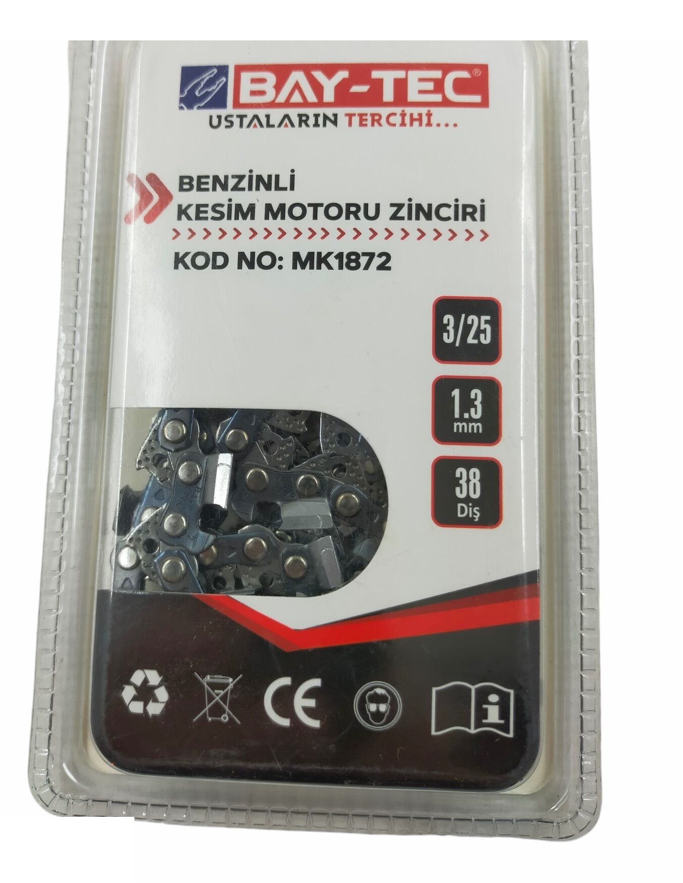Mk1872 Bay-Tec Motor Zinciri 325 - 38 Diş