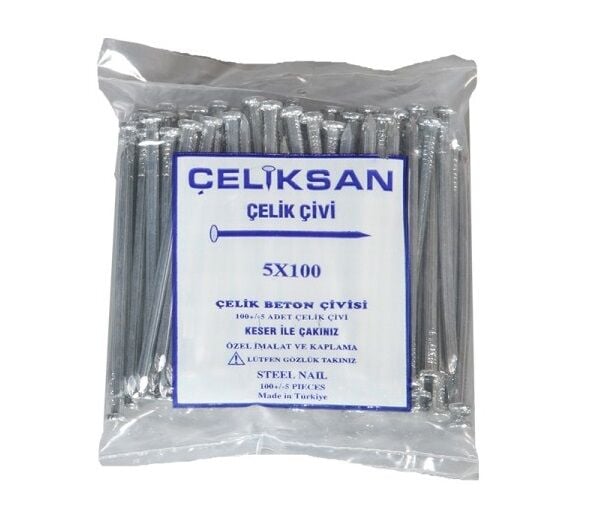 018055 Çeliksan Çelik Çivi 5*100 (Beton)