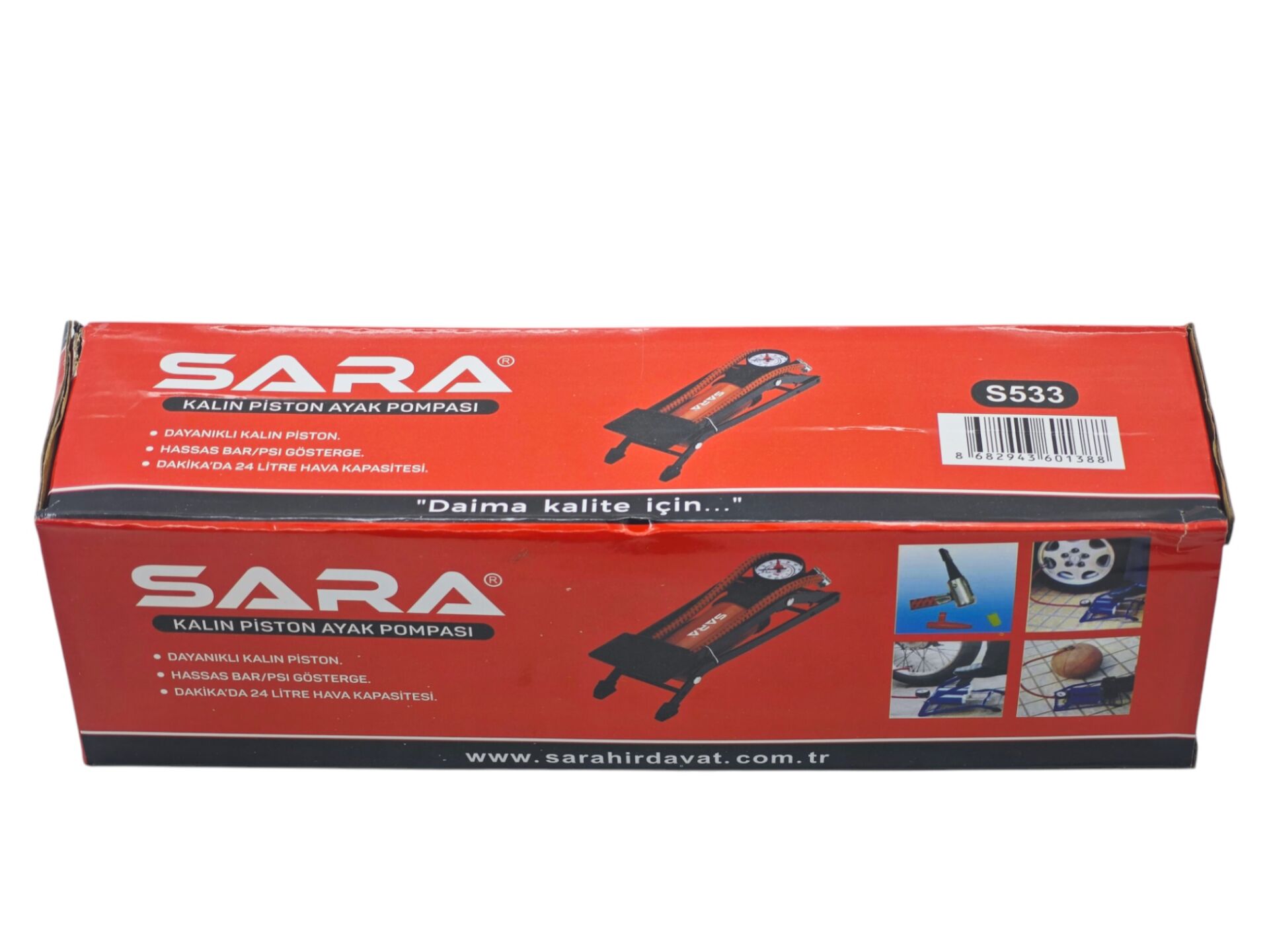 S533 Sara Kalın Piston Ayak Pompası