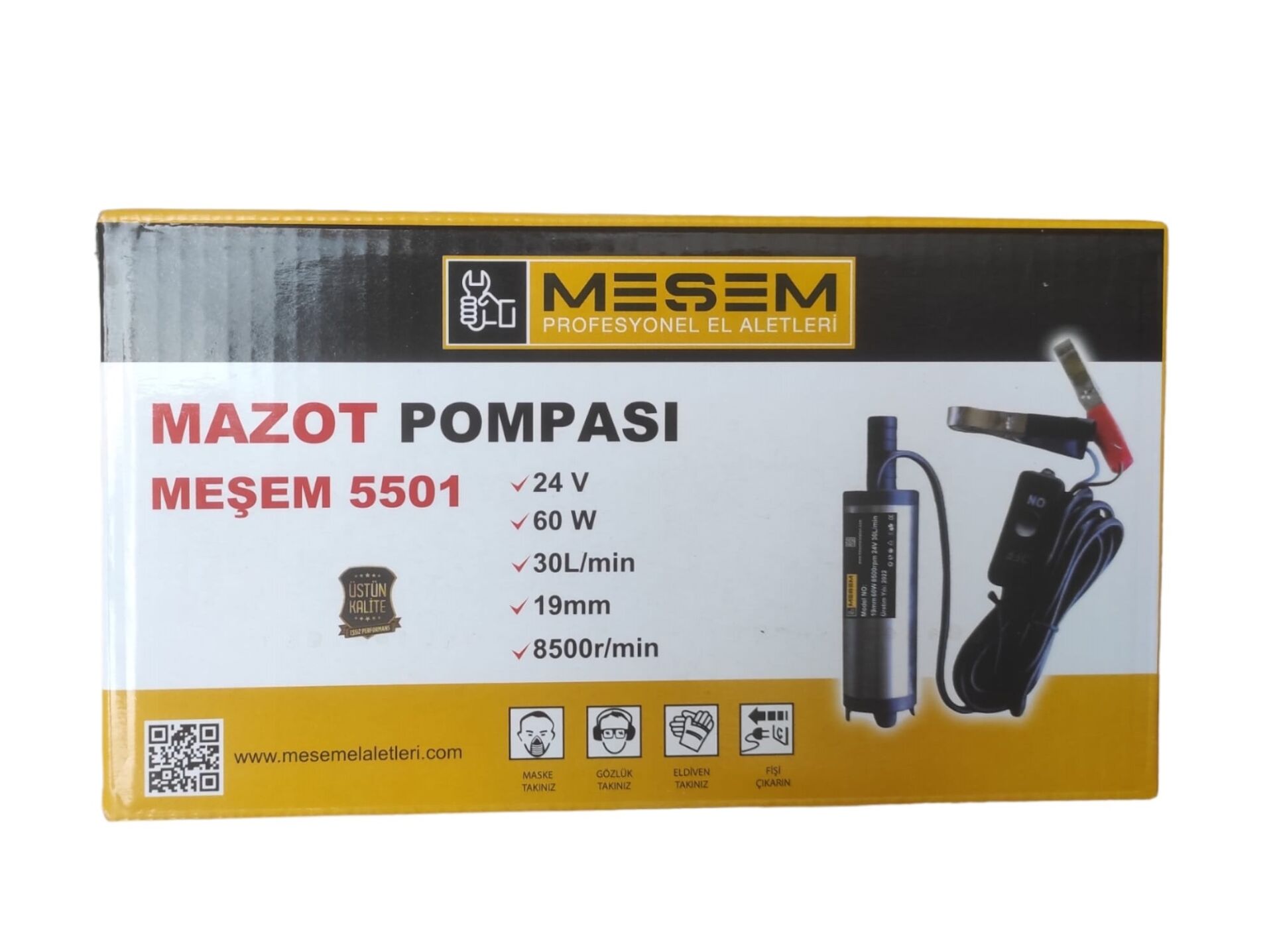 M-5501 Meşem 24V 60W Mazot Pompası