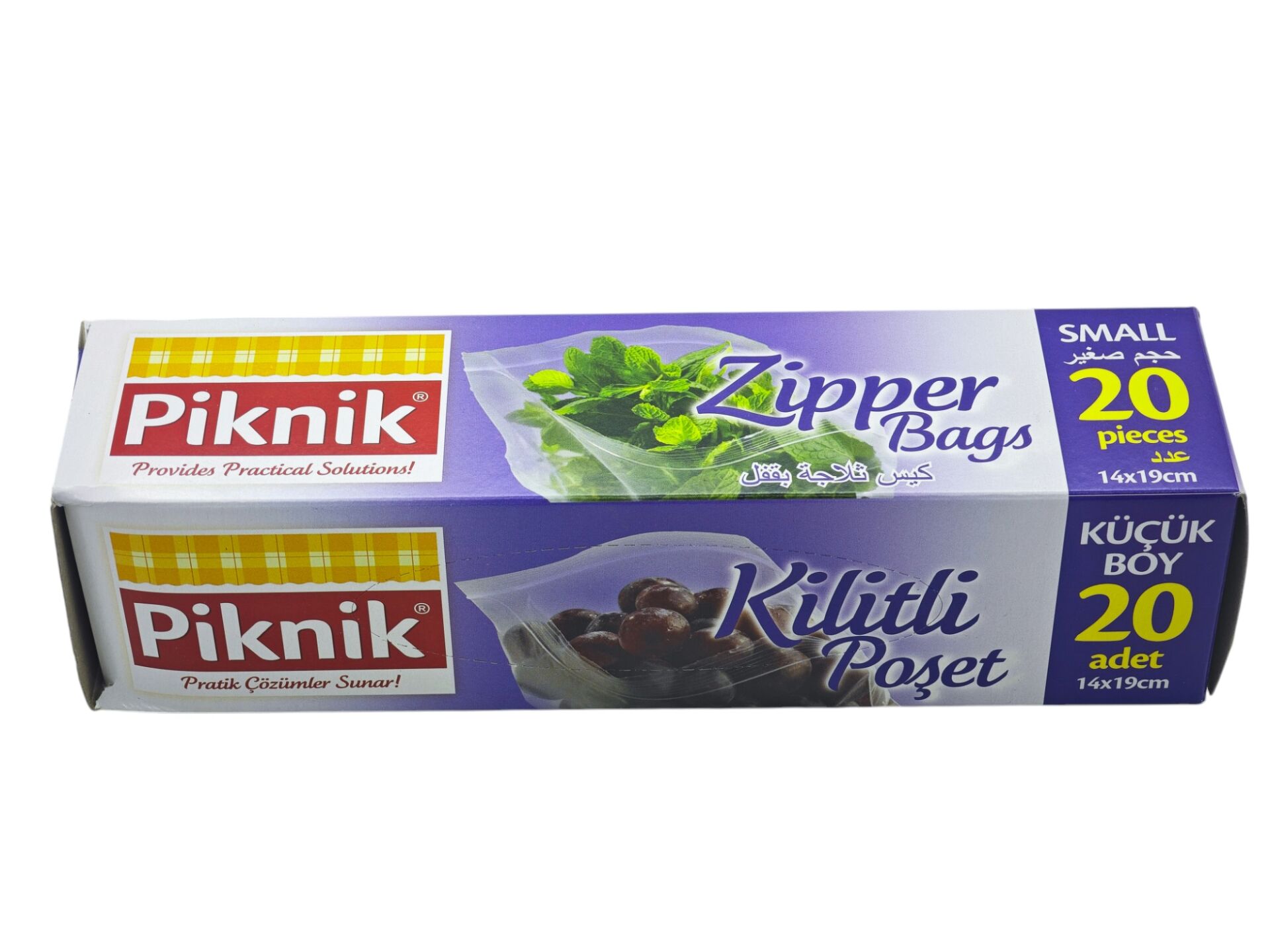 1408-P Piknik Kilitli Buzdolabı Poşeti 20li 14*19cm