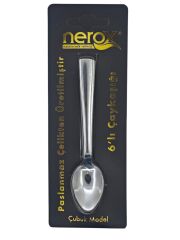 NRX-F1062   Nerox Çay Kaşığı 6lı - Çubuk