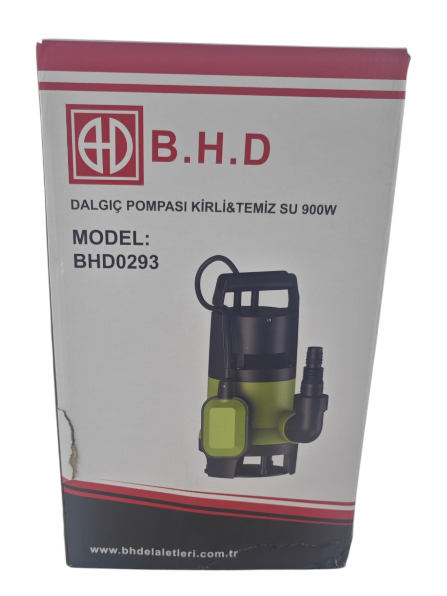 BHD0293   B.H.D Kirli & Temiz Su Dalgıç Pompası 900W