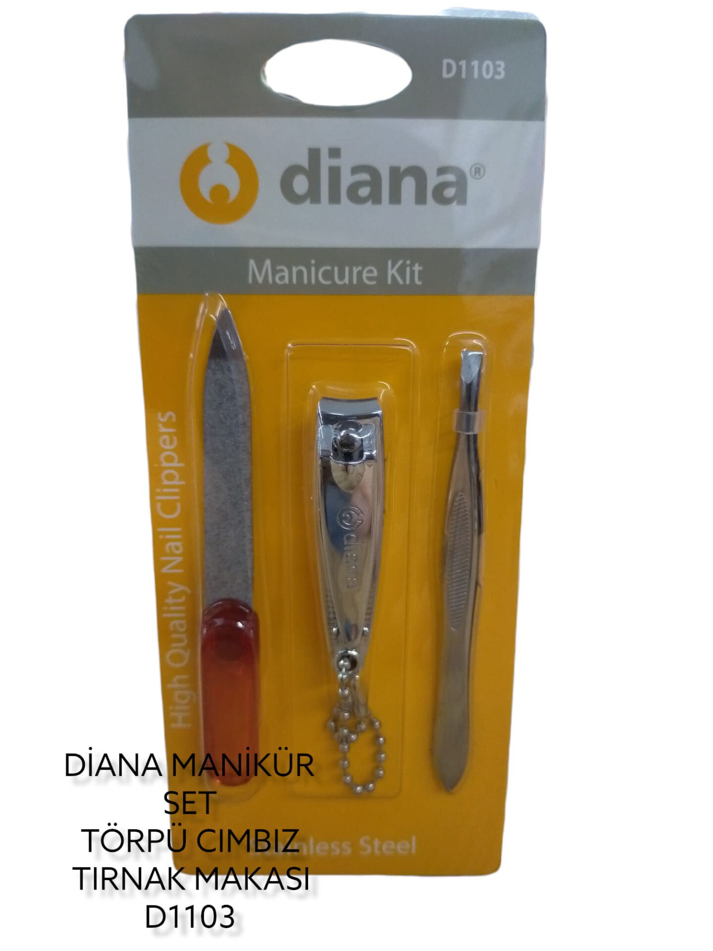 D1103   Diana Tırnak Makası Seti 3Lü