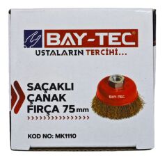 Mk1110   Bay-Tec Saçaklı Çanak Fırça 75Mm