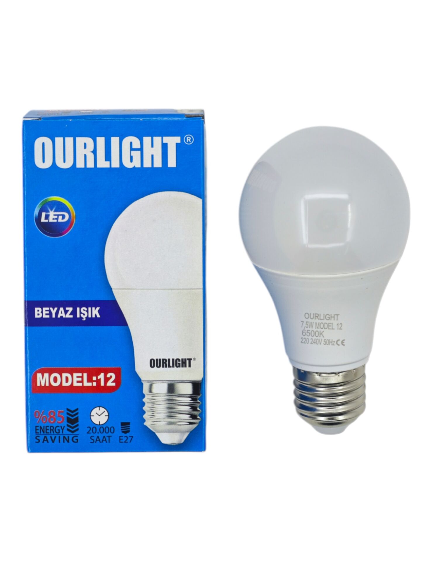 BZ001   Ourlight E27-7.5W Led Ampul