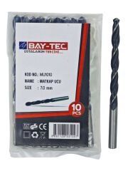 MU1010   Bay-Tec Hss Matkap Ucu 7.0mm (Siyah-Beyaz)