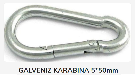10232   Yaylı Karabina 5*50Mm