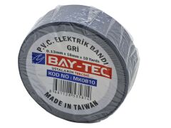 Mk0810  Bay-Tec Pvc Elektrik Bantı (Gri)
