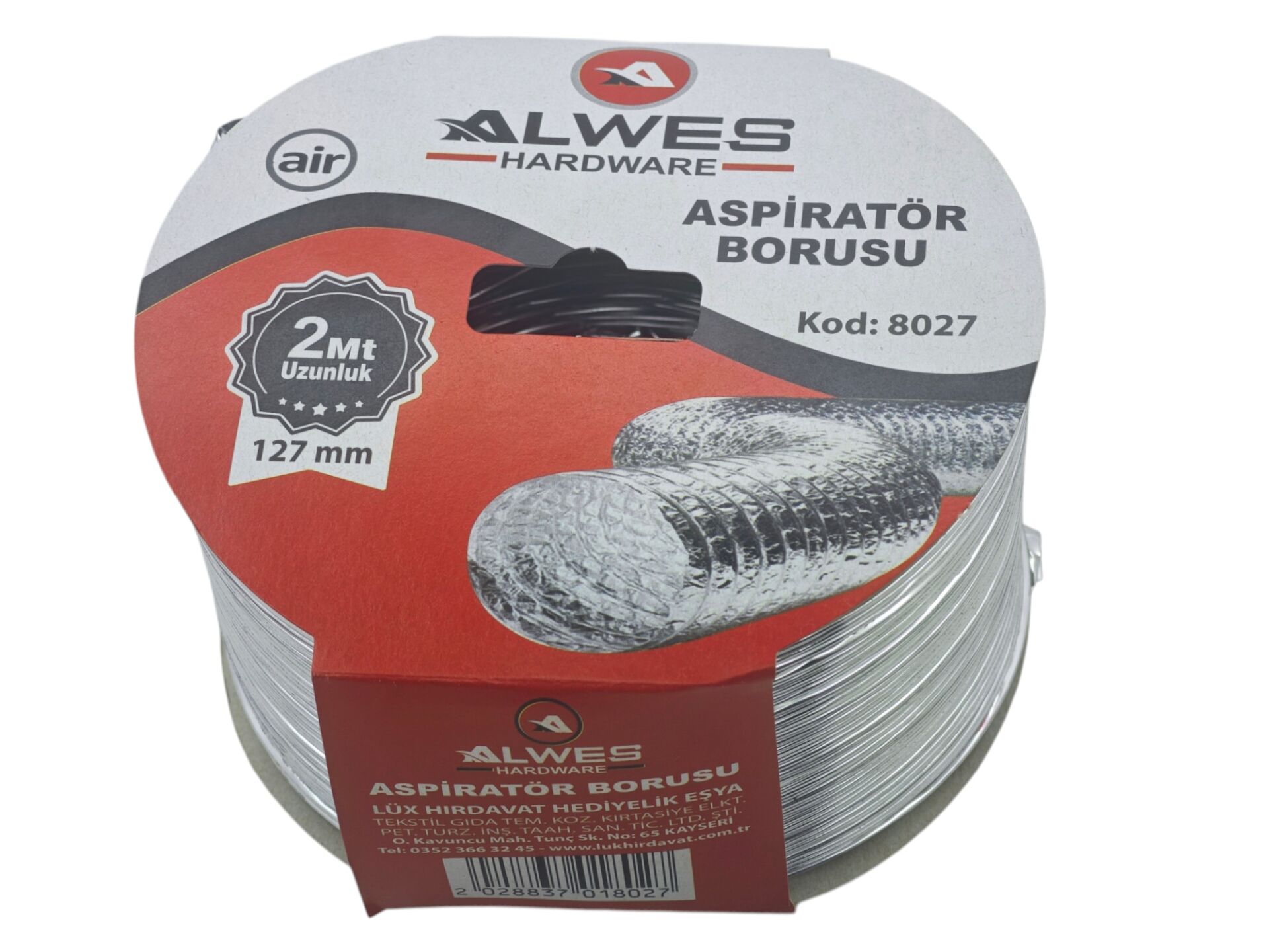 8027 Alwes Telli Aspiratör Borusu 2m*127mm Fiyatı, Yorumları | En Uygun ...