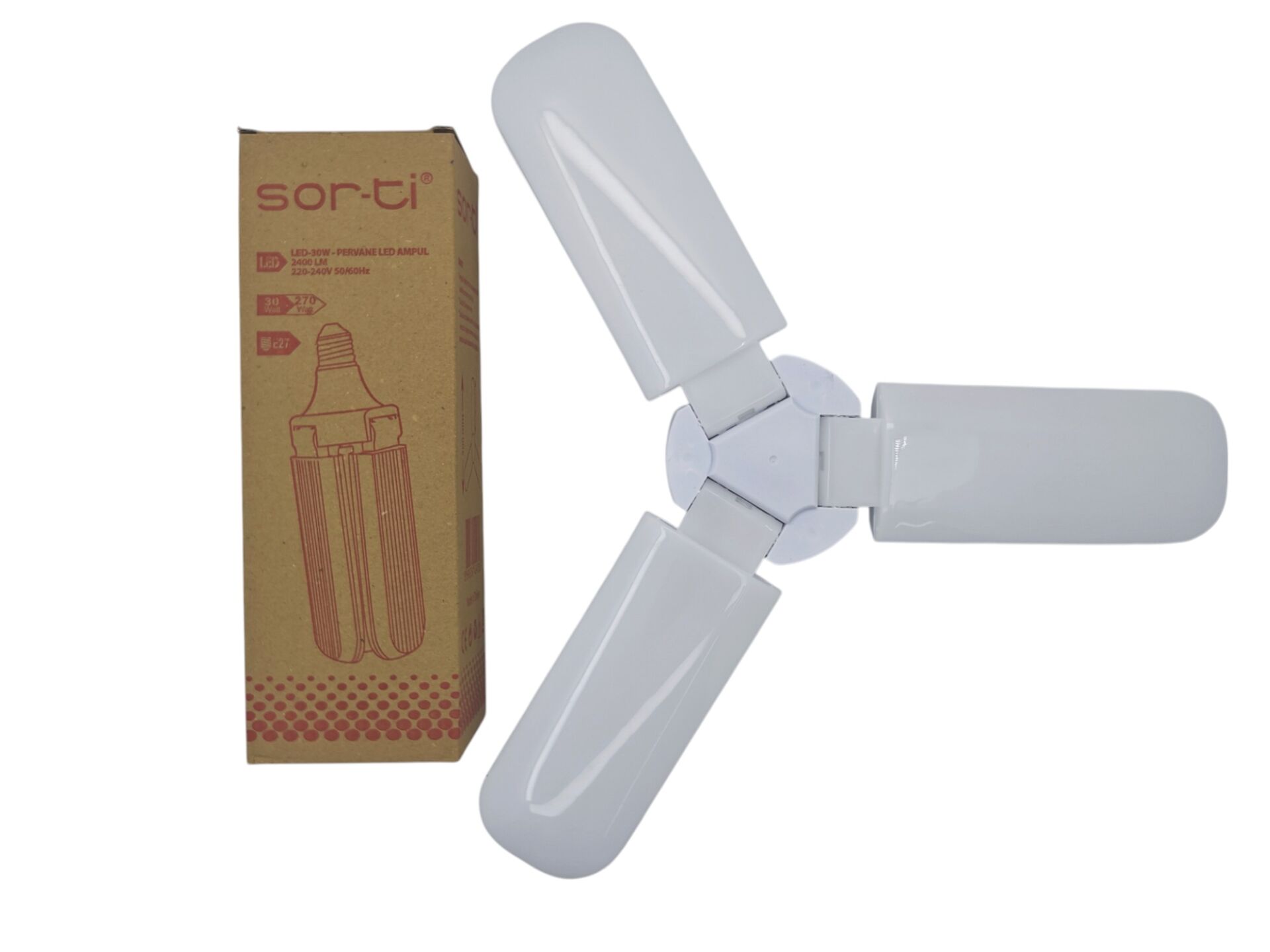 SR-2430   E27-30W Sor-ti Pervane Led Ampul