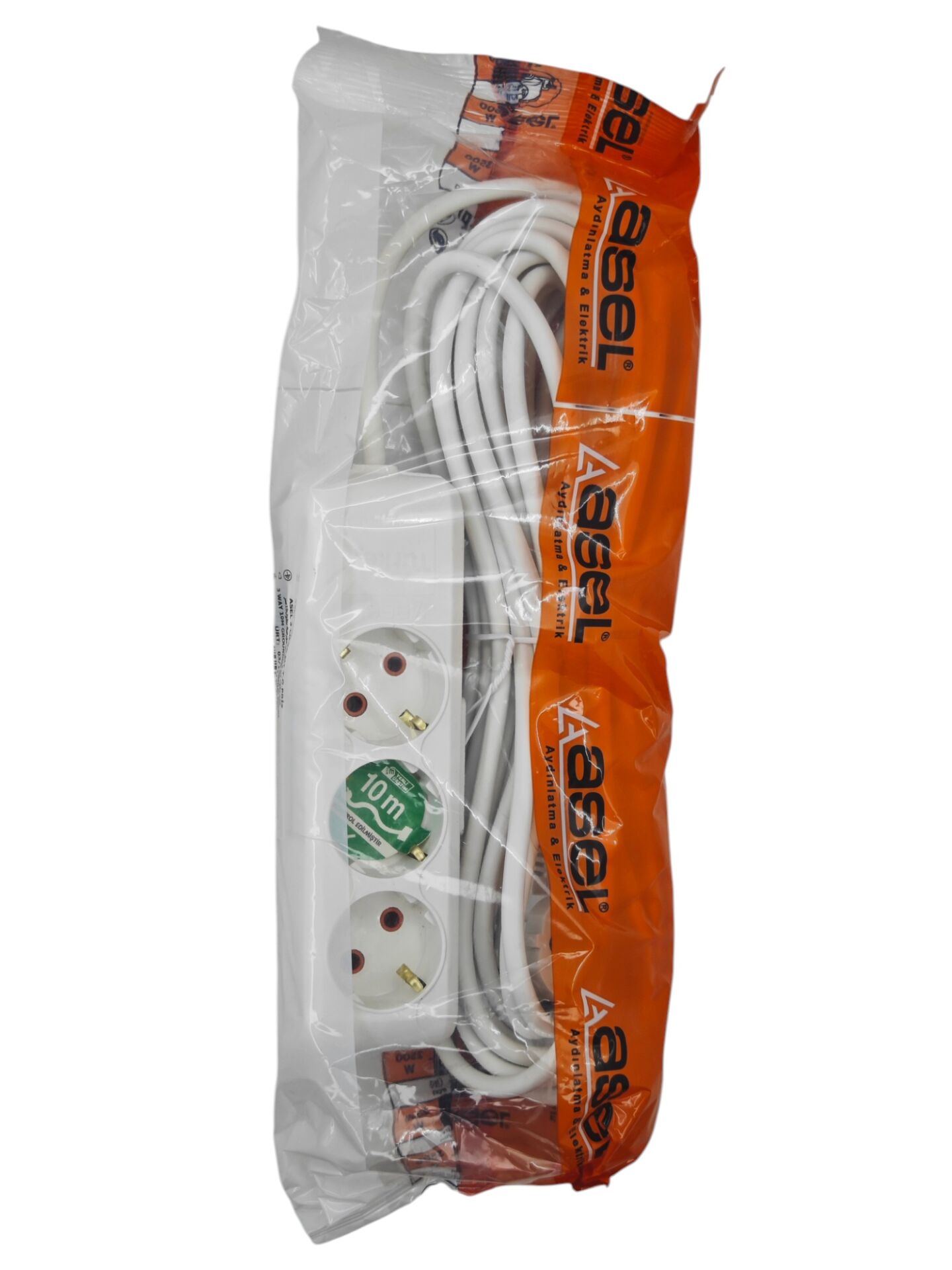 ASL-200 0218   Asel Ara Kablo Grup Priz 3lü 10m