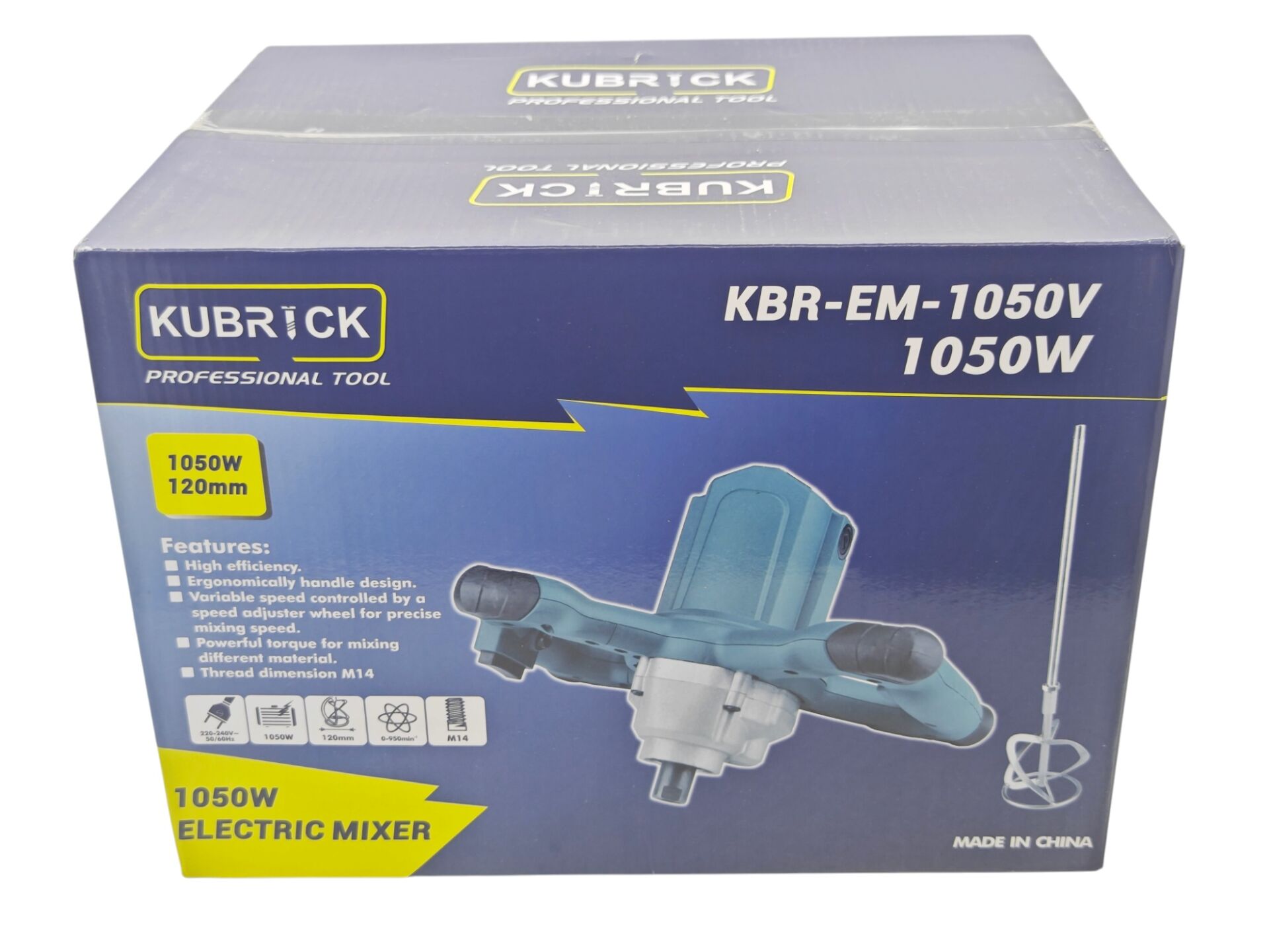 KBR-EM-1050V   Kubrick Boya ve Harç Karıştırıcı 1050W