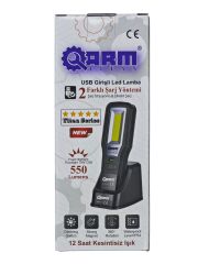 Esen-170   Arm 550 Lümen Şarjlı Led Fener - Miknatıslı