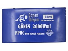 GD107   Gönen PPRC Boru Kaynak Makinesi 2000W - 50-63-75mm Kaynak Paftalı