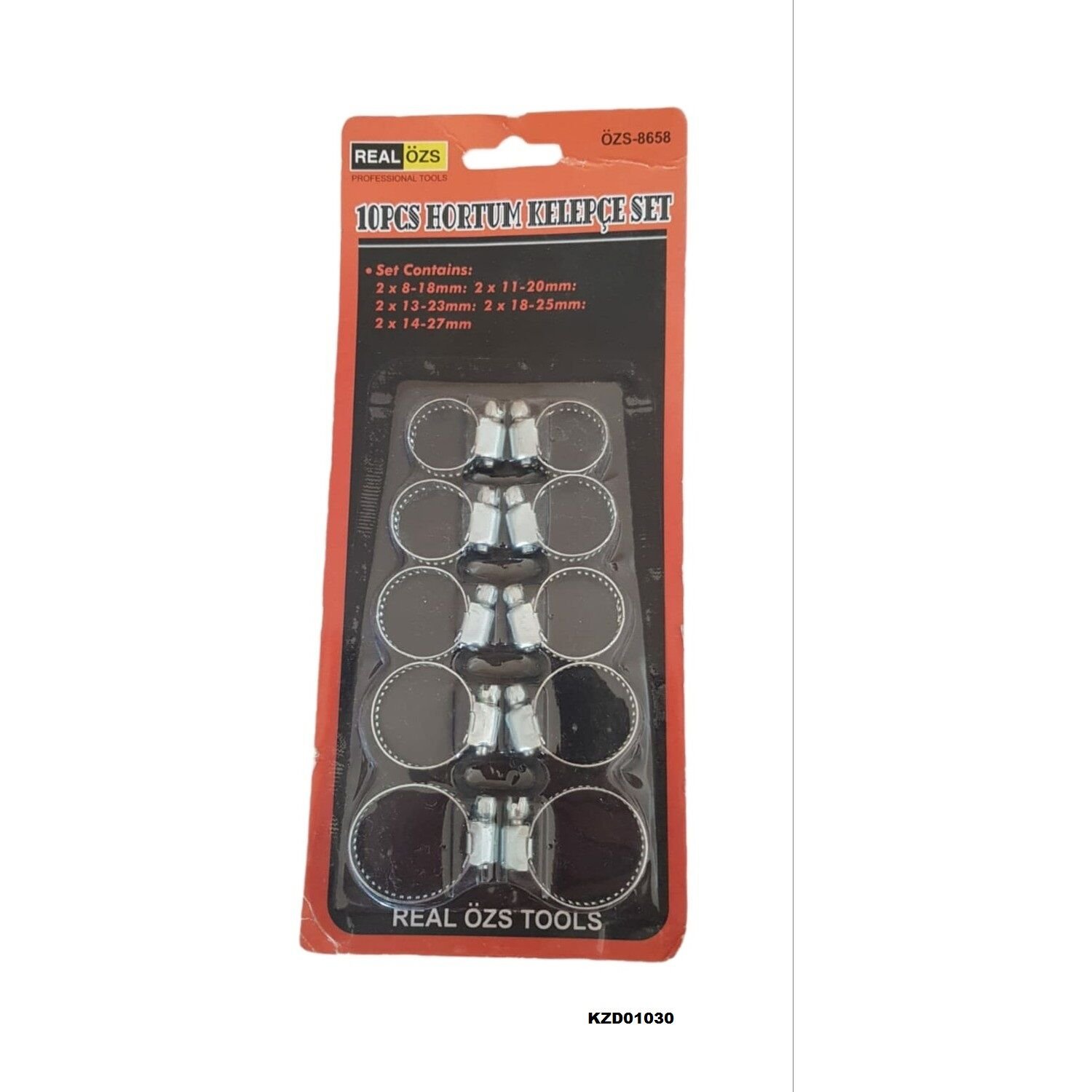 Ozs-8658   Real Özs Hortum Kelepçe Seti 10Lu