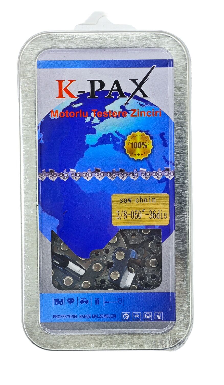 08446   K-Pax Motor Zinciri 3/8-050 - 36 Diş