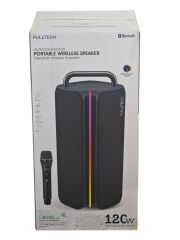 FXS2   Fulltech Mikrofonlu Bluetootlu Şarjlı Müzik Kutusu 120W
