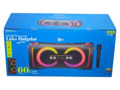 ACS-20   ACL Mikrofonlu Bluetootlu Şarjlı Müzik Kutusu 60W