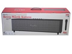 ACS-18   ACL Mikrofonlu Bluetootlu Şarjlı Müzik Kutusu 60W