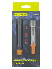 OR-X723  Gold Orion Alüminyum Alaşımlı Şarjlı El Feneri