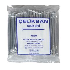 018052   Çeliksan Çelik Çivi 4*60 (Beton)