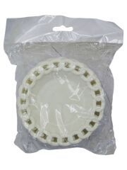 9000   Bercem Plastik Moblen Zincir Çay Tabağı 6lı - Renkli