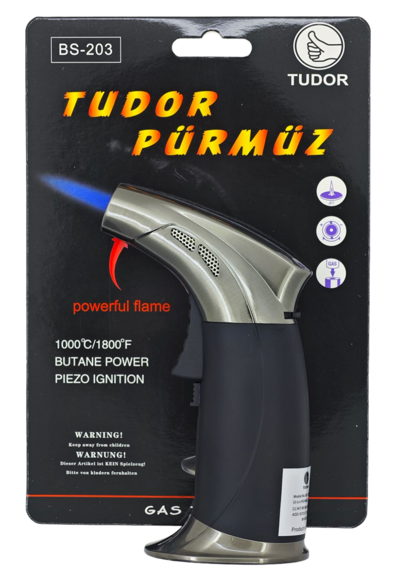 Bs-203   Tudor Çakmaklı Pürmüz - Doldurulabilir