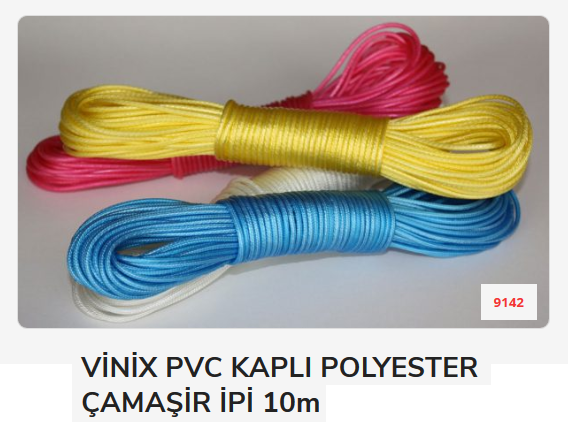 1938-T  Pvc Kaplı Çamaşır İpi 10M