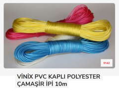 1938-T  Pvc Kaplı Çamaşır İpi 10M