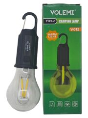 V-012   Volemi USB Type-C Şarlı Led Lamba
