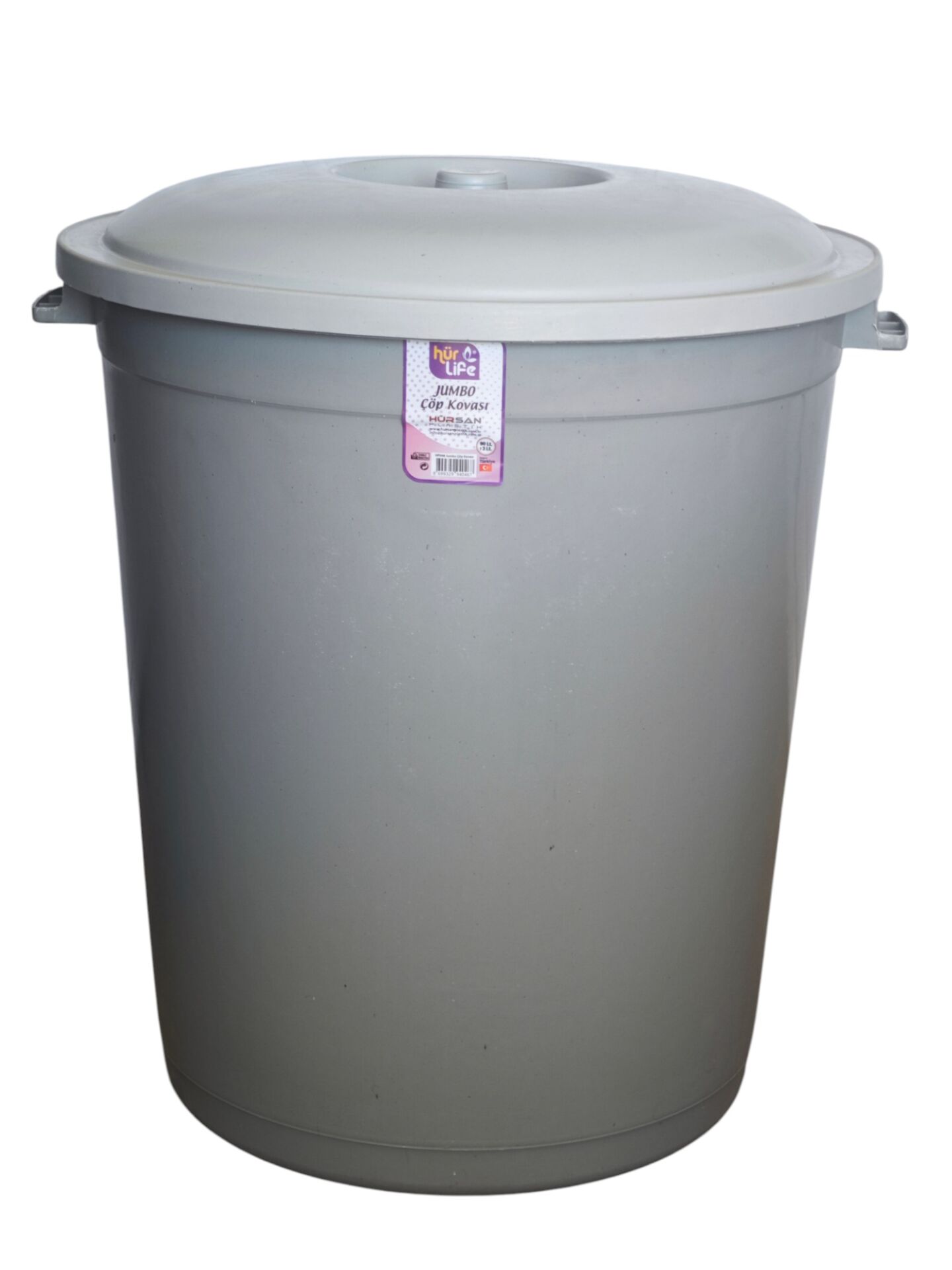 HP046   Hür Life Plastik Çöp Kovası 90lt - Jumbo