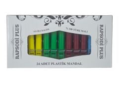 7811   Rapsodi Plus 24lü Plastik Mandal