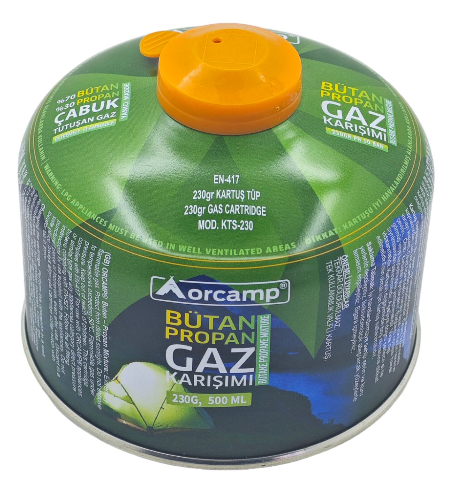 Kts-230   Orcamp Vidalı Kartüş Tüp 230Gr 500Ml