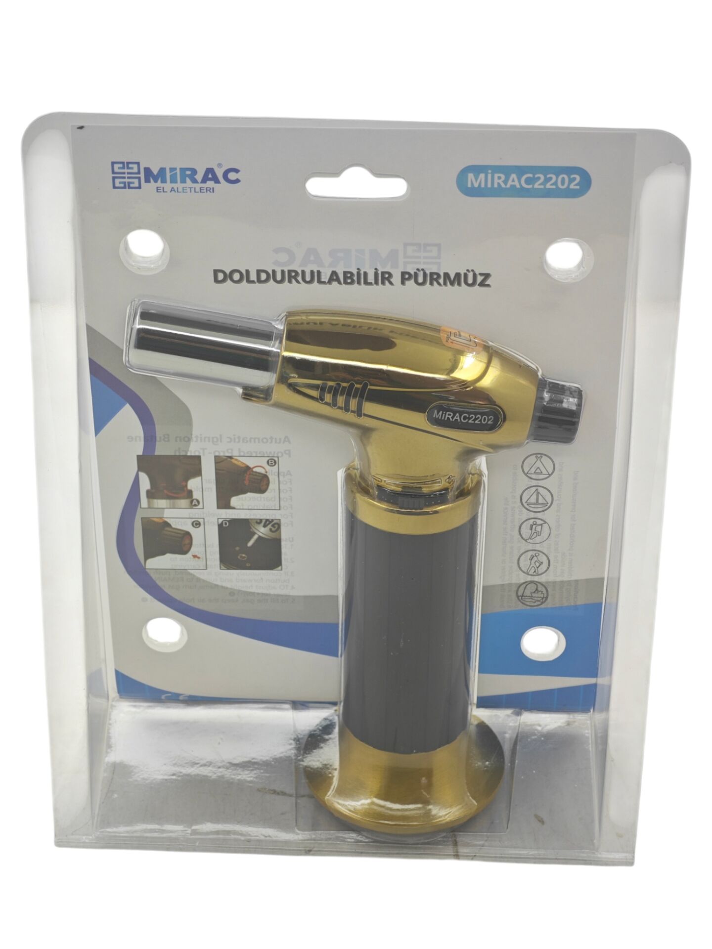 M-2202   Miraç Doldurulabilir Çakmaklı Pürmüz