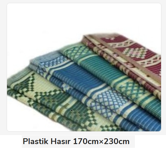 02568   Venus Plastik Hasır 180*230cm