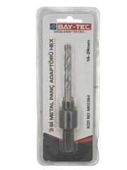 MK0364   Bay-Tec Bi Metal Panç Adaptörü 14-29mm - Hex