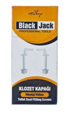 Sv 001   Black Jack Klozet Kapağı Montaj Vidası - Plastik