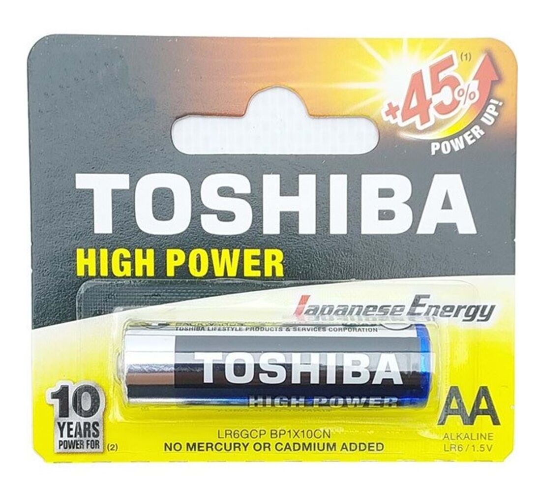 LR6GCP BP1X10CN   Toshiba AA Alkalin Kalem Pil